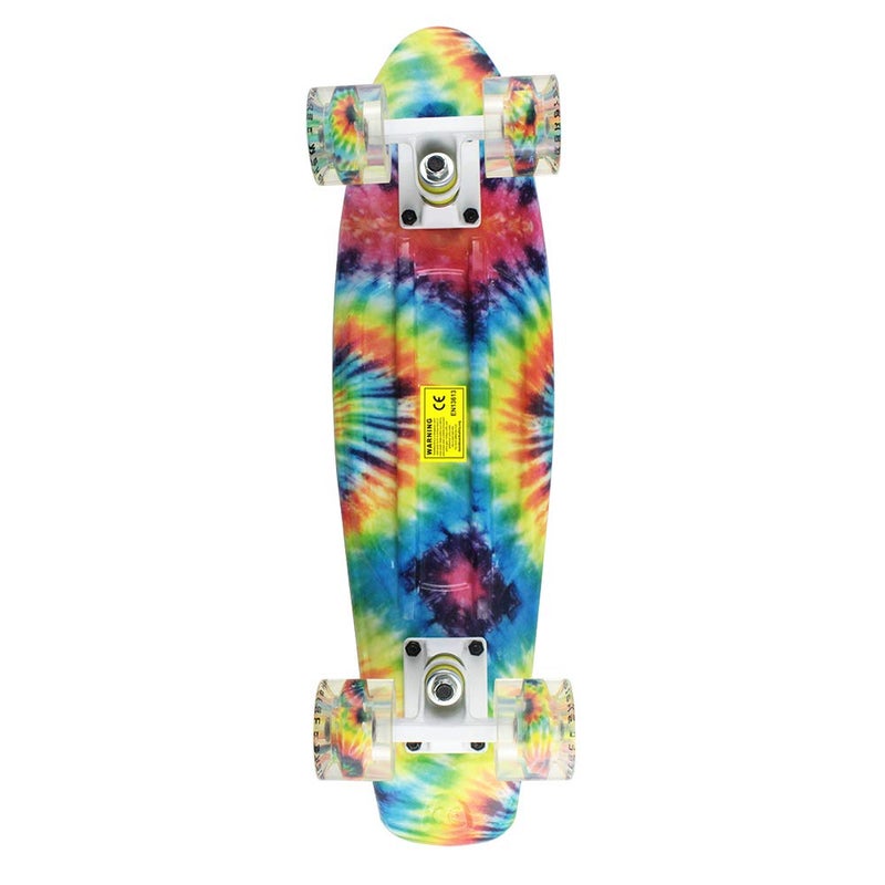 Meketec Skateboards Boys Mini Cruiser Skateboard 22 inch Kids Board for Girl Youth Children Toddler Teenagers Adult Dog for Beginner Boys 7 to 10 (Rainbow) - Image 4